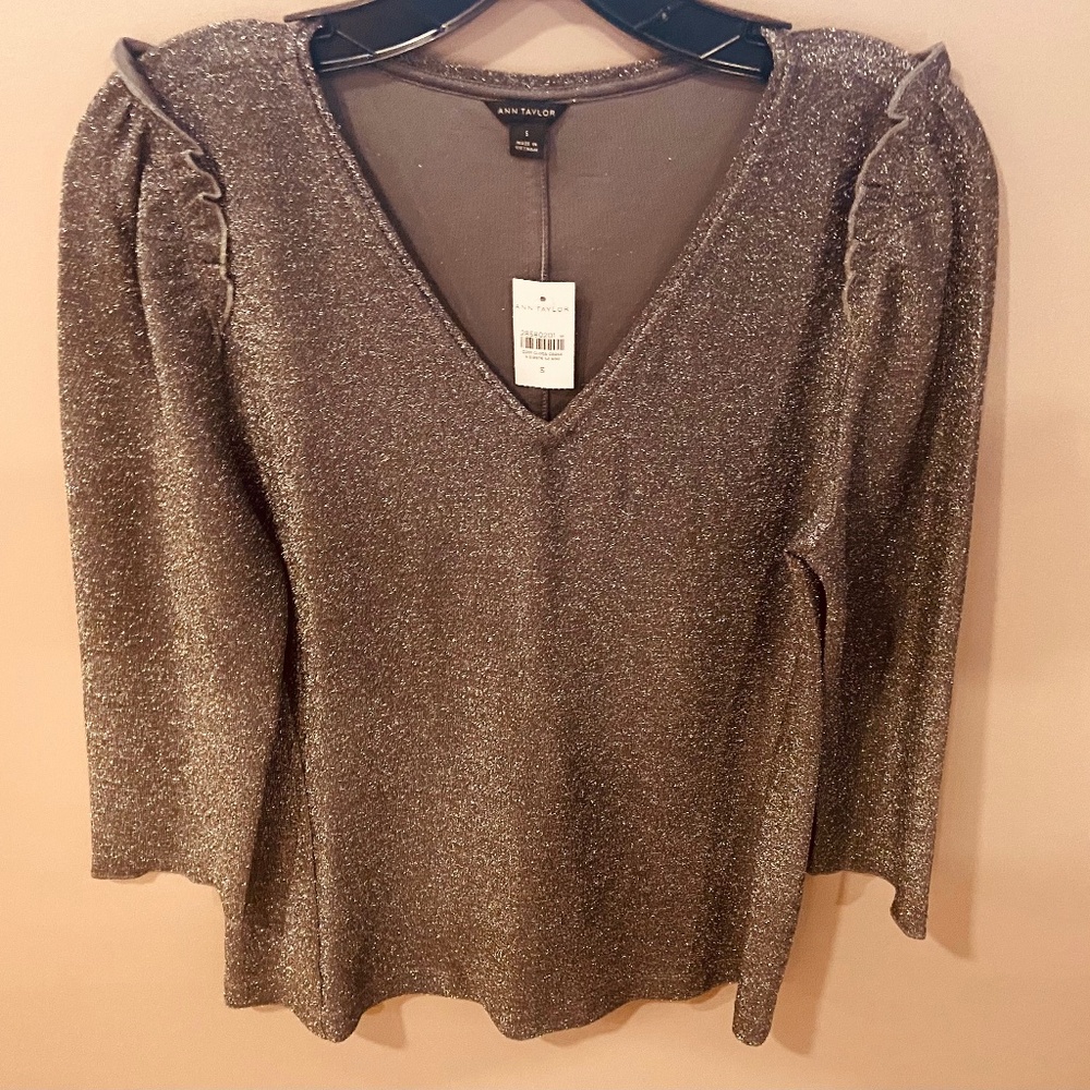 Silver Sparkle Light Sweater (NWT)